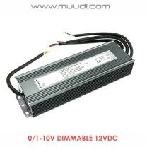0/1-10V Himmennettävä LED Virtalähde 180W 12VDC DD34