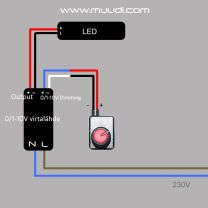 TRIAC Himmennin 250W KO66 Muudi