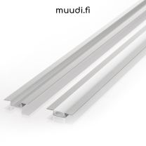 Leveä uppolista kannella LED nauhoille 2000mm AP50