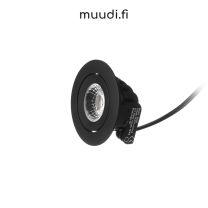 Himmennettävä IP44 LED spotti 9W 3000K Musta DM07