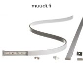 Taivutettava alumiinilista kannella LED nauhalle 2000mm AP23